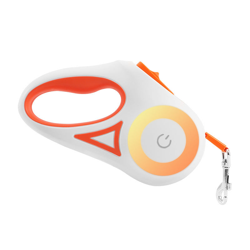 Dog Leash Retractable Leash And Dog Collar Spotlight Automatic Pet Dog Cat Traction Rope For Small Medium Dogs Pet