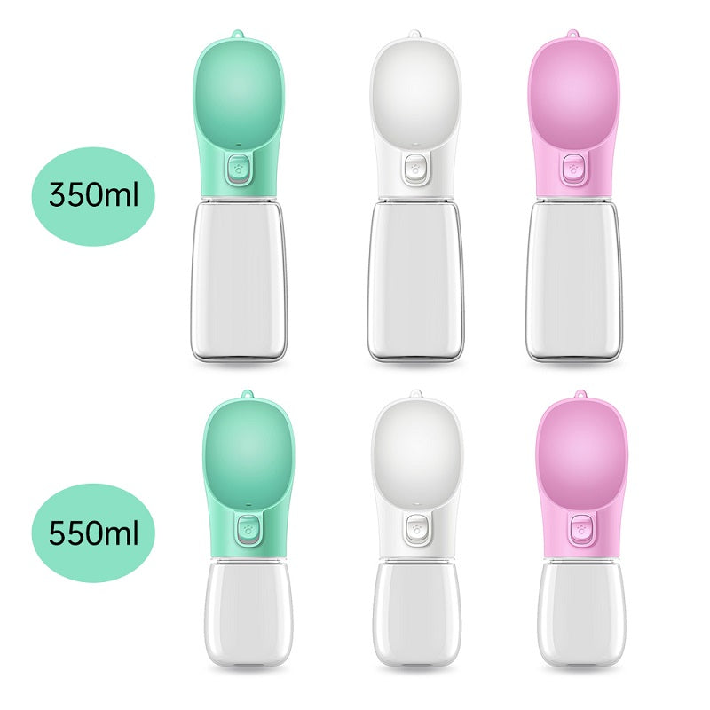 portable pet dog water bottle