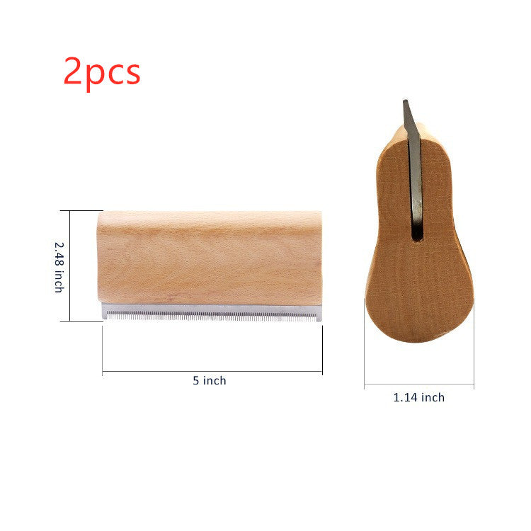 Pet Hair Removal Wood Comb
