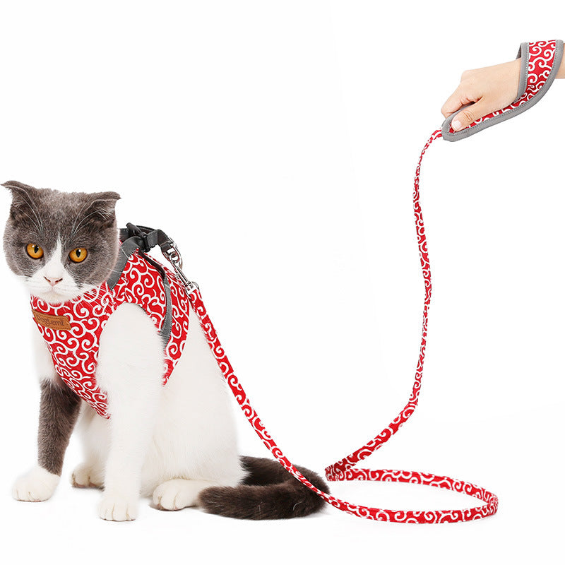 Cat vest harness traction rope in CA